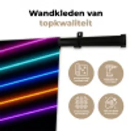 Esthetiek - Retro - Neon Wandkleed katoen klein -sfeer2