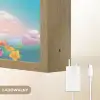 Unicorn - Meisjes - Bloemen - Regenboog - Eenhoorn Light Box met batterij (Wandlamp kind) middel -USP_websiteoplaadbaarNL