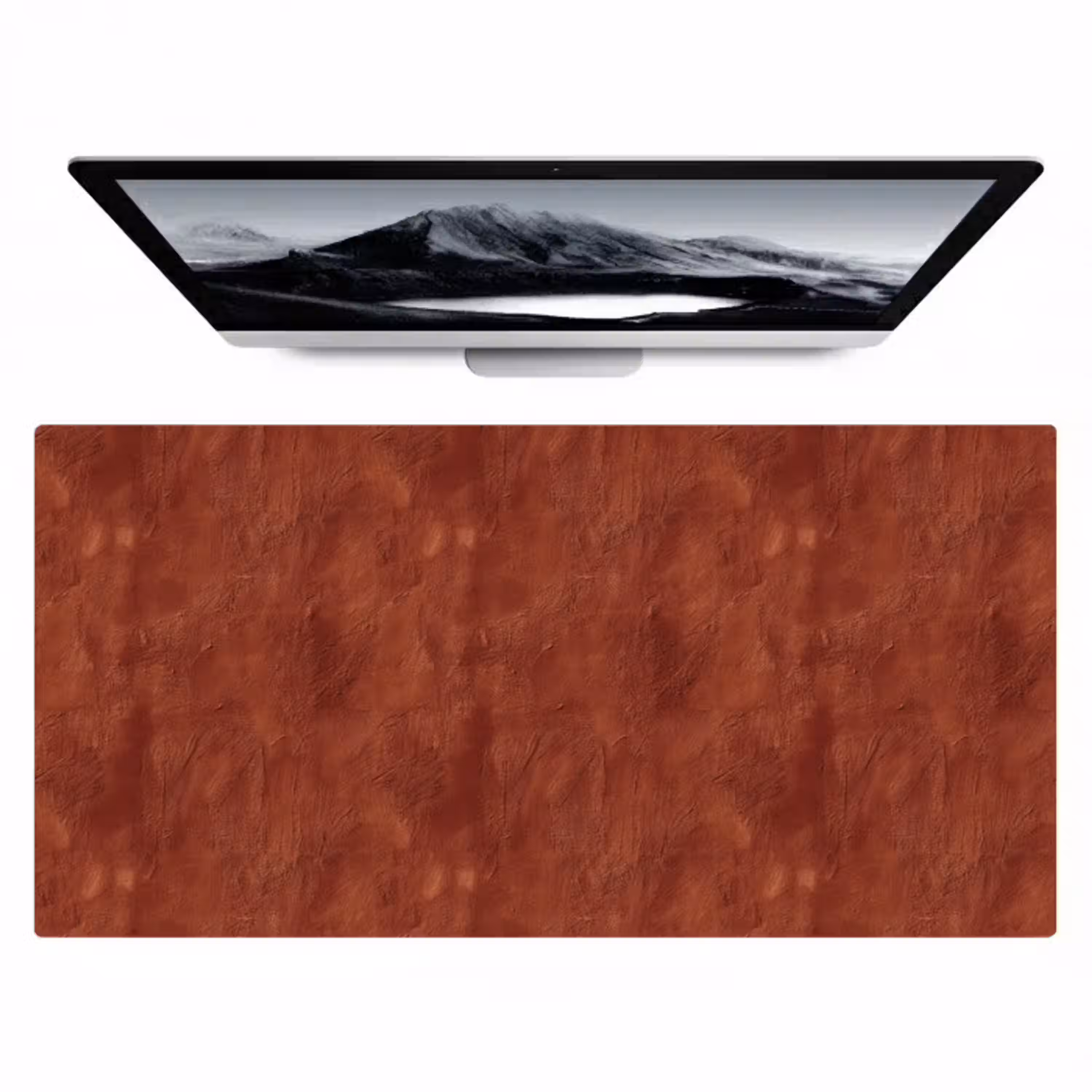 Stucwerk - Textuur  - Terracotta Muismat XXL klein 681 -zzz3d