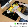 Citroen - Graffiti - Kleurrijk - Verf - Modern Muismat XXL klein -sfeer3