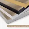 Kerst - kerstboom - Sneeuw - Art Textielframe zwart klein -USP_kleurenNL