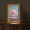 Wolk - Regenboog - Zee Light Box met kabel (Tafellamp) klein -z3d_website