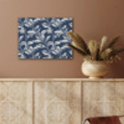 Botanisch - Patroon - Blauw PET vilt klein 837 -sfeer4