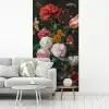Stilleven met bloemen in een glazen vaas - Schilderij van Jan Davidsz. de Heem fotobehang vinyl groot -woonkamer