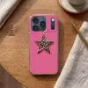 Ster - Luipaard - Print - Roze Telefoonhoesje iPhone 17 Pro klein -sfeer1