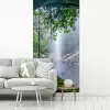 Jungle - Regenwoud - Water - Waterval - Planten fotobehang vinyl groot -woonkamer