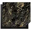 Marmer - Zwart - Goudstructuur Inductie beschermer vinyl 3mm middel 274 -3d