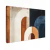 Abstract - Vormen - Donkerblauw canvas 2cm klein -z3d