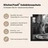 Kat - Koffie - Brood - Zwart Inductie beschermer vinyl 3mm middel -tsfeer2_DE