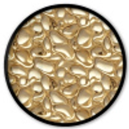 Abstract - Modern - Goud Fotolijst rond zonder passe partout klein 856 -3d