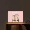 Otters - Glimlach - Bruin Light Box met batterij (Wandlamp kind) middel -sfeer1_kind