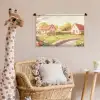 Schapen - Huisje - Platteland Wandkleed katoen klein -wsfeer5_kind