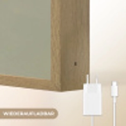 Eend - Konijnoren - Grijs Light Box met batterij (Wandlamp) middel -USP_websiteoplaadbaarDE