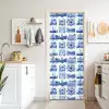 Huizen - Schepen - Blauw deurposter klein 289 -sfeer5