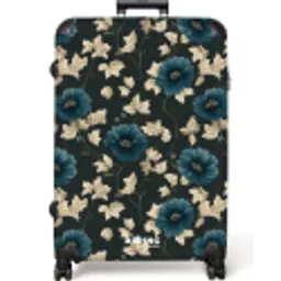 Botanisch - Bloemen - Blauw NBS - Large koffer - Volwassenen Unisex groot -zzzzzzzzkaufland2