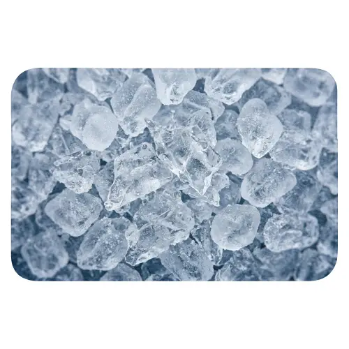 Ijsblokjes - Water - Blauw WCmat klein -3d