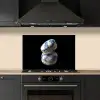 Eten - Macarons - Delfts blauw - Koekjes keuken achterwand spatscherm klein -sfeer1