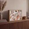 Bladeren - IJs - Winter - Natuur Light Box met batterij (Wandlamp) middel -sfeer2
