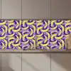 Bananen - Bladeren - Paars keuken achterwand 2 middel 871 zz_3dshopping