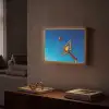 Basketbal -  Lucht - Ring Light Box met batterij (Wandlamp) middel -sfeer1
