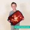 Rood gloeiende voetballer in actie Kinderkoffer - Zwart klein -sfeer4_NL