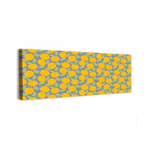 Sinaasappels - Bladeren - Kleurrijk canvas 2cm klein 828 -z3d