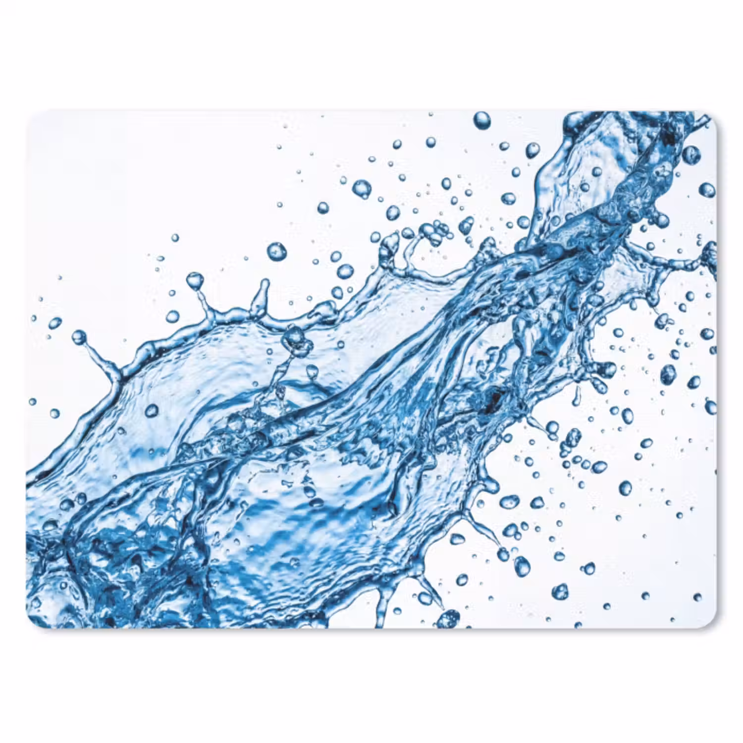 Muismat - Spash - Water - Blauw