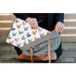 Kippen -Aquarel - Kleurrijk laptophoes neopreen klein 279 -tas