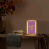 Manifest that shit - Paars - Glitter Light Box met kabel (Tafellamp) klein -sfeer4