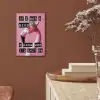 Flamingo - Roze - Vogel - Decoratie aluminium wit klein -sfeer4