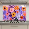 Bloemen - Kleurrijk - Bladeren keuken achterwand spatscherm klein -3d_website