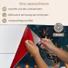 Hert - Kerst - Winter - Sneeuw - Kerstkrans keuken achterwand spatscherm klein -spatscherm_NL