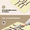 Oh hi - Geel - Monogram Inductie beschemer met haakjes klein -ky-schoon-nl