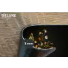 Goudbruine - Bladeren - Vaas - Herfstachtig Placemat vinyl groot -closeup