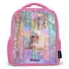 Fee - Elf - Regenboog Kinderrugzak - Roze middel -3d