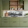 Skyline - Brug - Gebouwen - Kleurloos keuken achterwand 2 middel -sfeer3