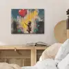 Meisje - Ballon - Hart - Graffiti PET vilt klein -sfeer3