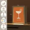 Cocktail - Oranje - Zomer - Quote Light Box met kabel (Tafellamp) klein -USP_NL