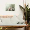 Paaseieren - Pasteltinten - Bloemen tuinposter los doek klein -sfeer7
