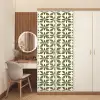 Botanisch - Retro - Groen deurposter klein 289 -sfeer3