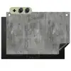 Roest - Beton - Patroon Inductie beschemer met haakjes klein 777 -3d