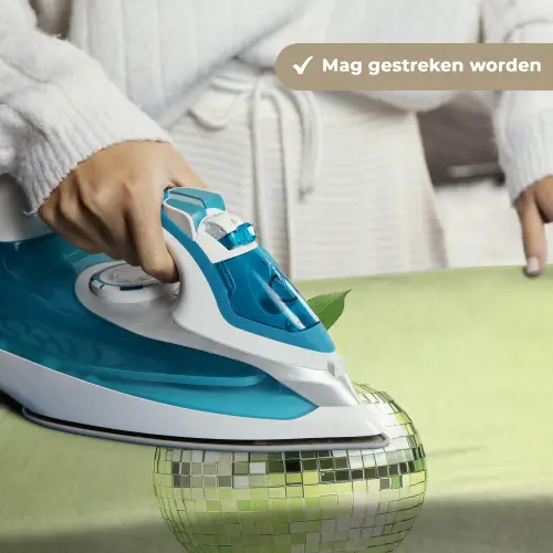 Groen - Disco - Decoratie - Appel Wandkleed katoen klein -sfeer9
