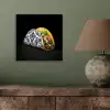 Taco - Vlees - Salade - Delftsblauw - Motief aluminium wit klein -sfeer2