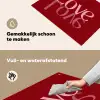 Love - Spiegeling - Rood Inductie beschemer met haakjes klein -ky-schoon-nl