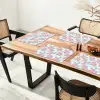 Tropisch - Bladeren - Pastel Placemat vinyl groot 368 -zzsfeer4_Kitchenyeah-website