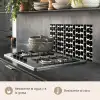 Modern - Patroon - Zwart keuken achterwand spatscherm klein 900 -usp_ES