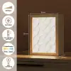 Wit - Goud - Marmer - Aders Light Box met kabel (Tafellamp) klein 925 -USP_NL