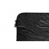 Zwart - Abstract - Hout laptophoes neopreen klein -detail