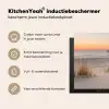Pier - Zonsondergang - Strand Inductie beschermer vinyl 3mm middel -sfeer2