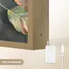 Bladeren - Herfst - Grijs - Natuur Light Box met batterij (Wandlamp) middel -USP_websiteoplaadbaarNL